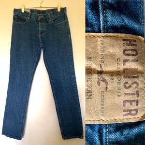 Hollister Jeans Slim Straight Fit Blue Size 33